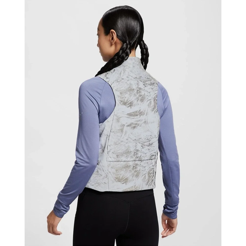 *NWT* Women's LARGE Nike Swift Therma-FIT ADV Reflective Running Vest HV2762-078